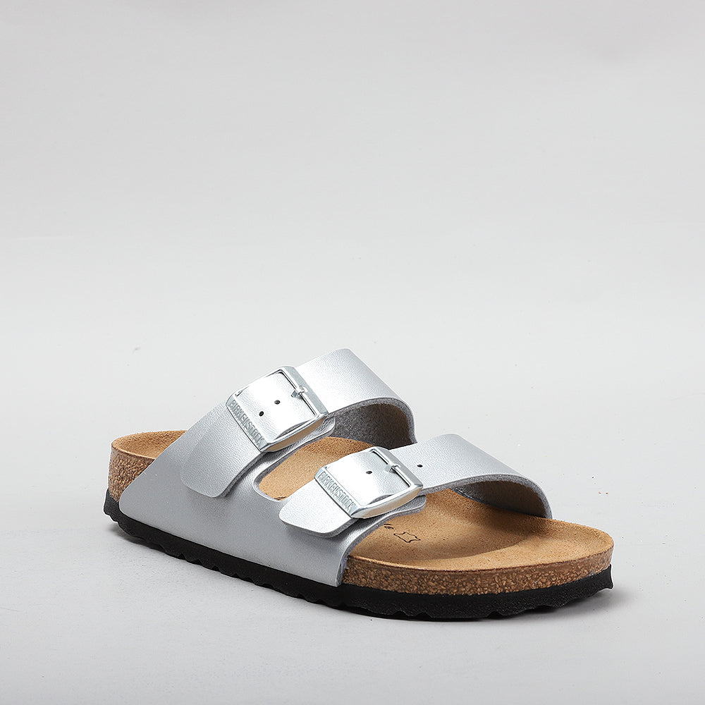 BIRKENSTOCK - ARIZONA 1012283 BF - SILVER NARROW – GlenWard
